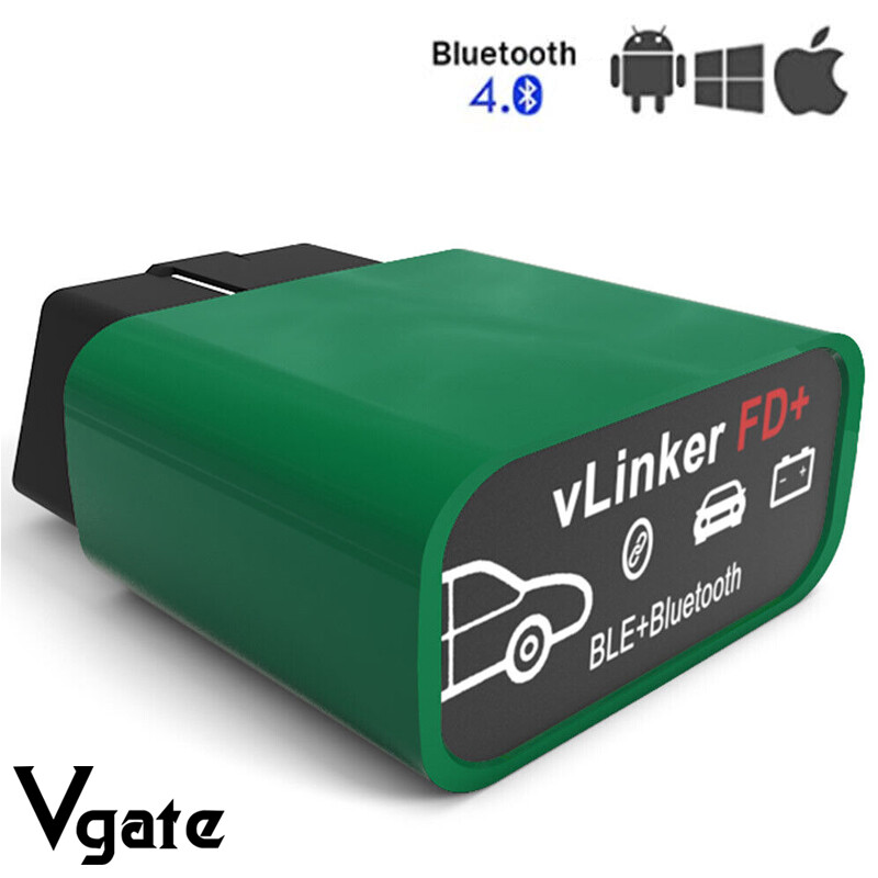 Vgate vLinker FD+ OBD2 Code Reader BT 4.0 Scanner FORScan for iOS Android/Window