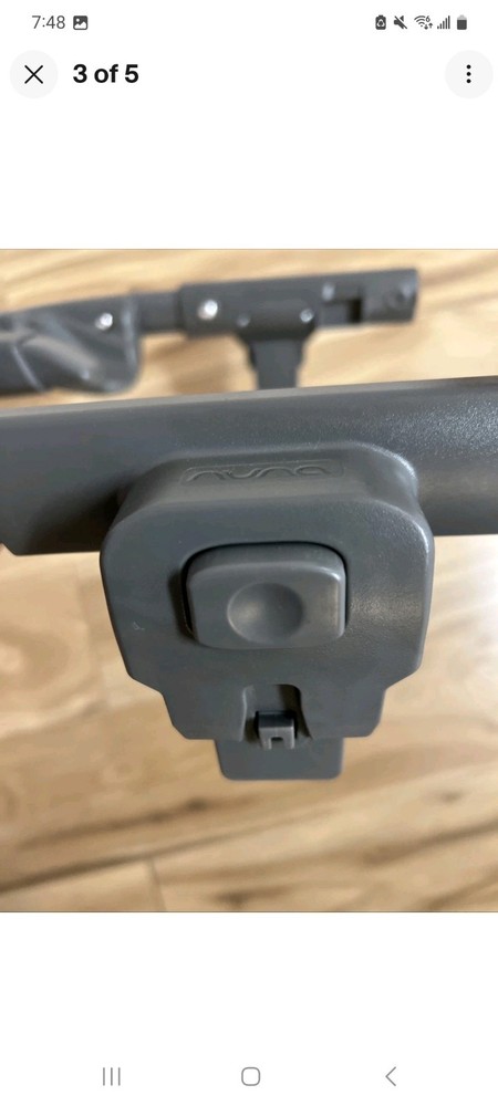 Nuna Pipa Ring Adapter for Nuna Mixx Stroller euc!