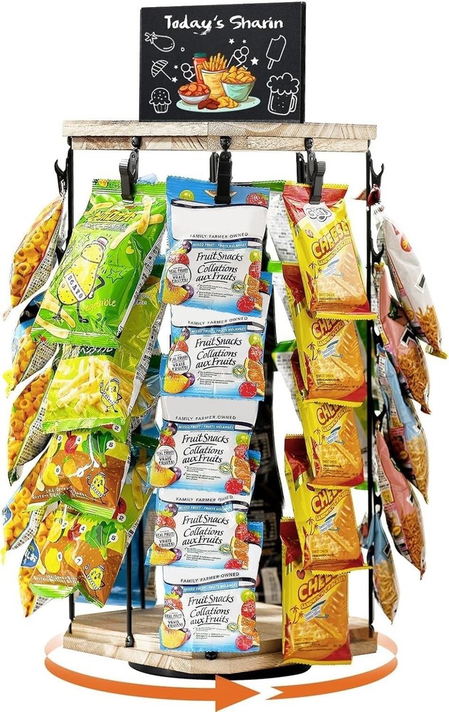 Rustic Brown Candy Display for Concession Stand