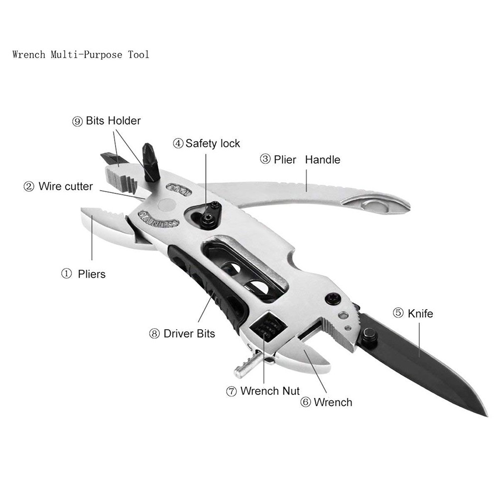 Outdoor Camping Multi-purpose Pliers Multi-tool Pliers Multi-purpose QBKO