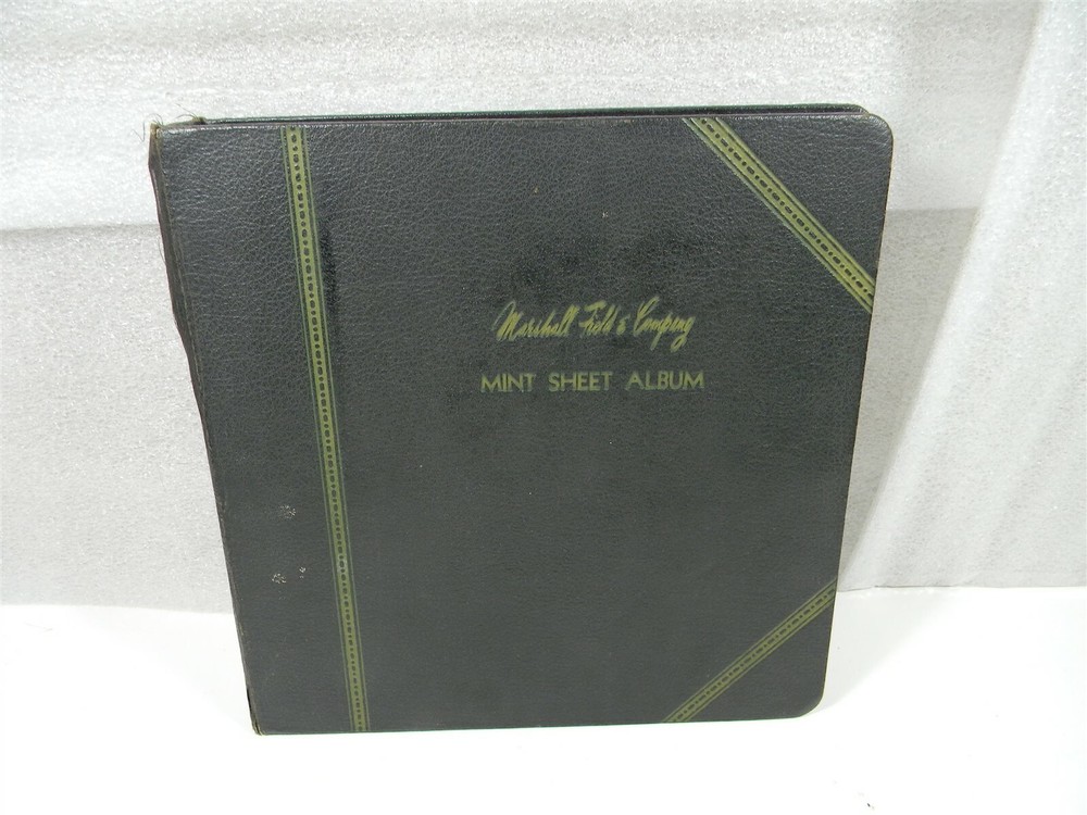 Marshall Field's Mint Sheet Stamp Album - !30 - 10C