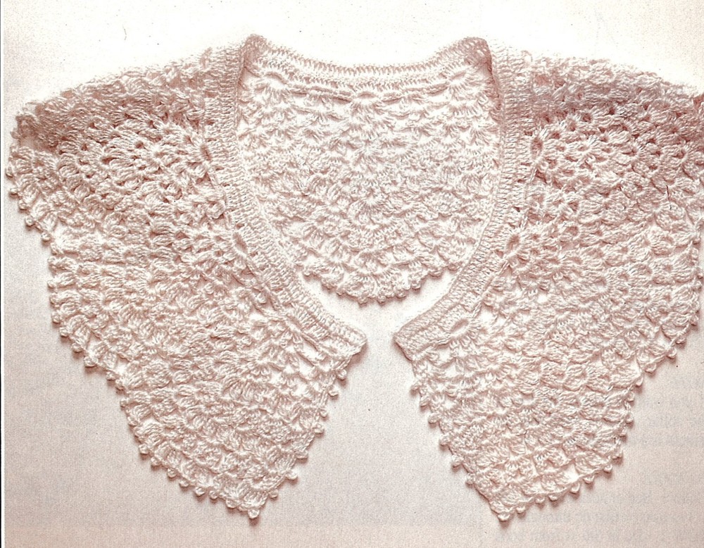 TWO Lacy Collars/Floral & Shell/Crochet Pattern INSTRUCTIONS ONLY