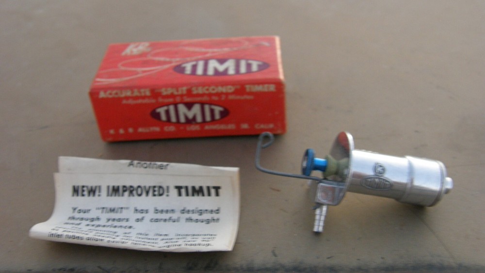 KB ALLYN TIMIT FUEL VACUUM TIMER FF / CL Balsa Model Airplanes
