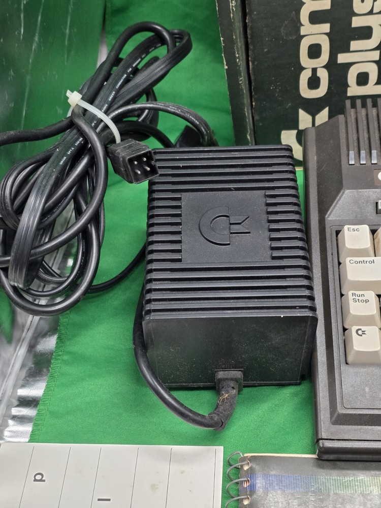 Commodore Plus/4 Vintage Home Computer with Box, Accessories, Manuals