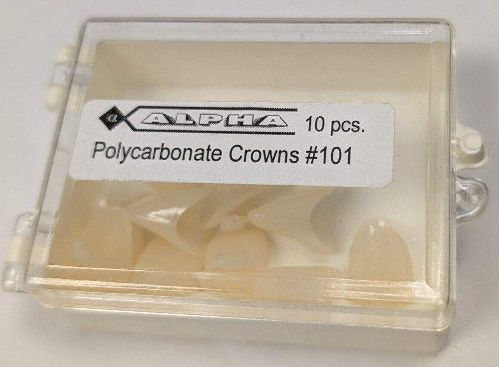 Polycarbonate Crowns 10 pcs/Pk #101