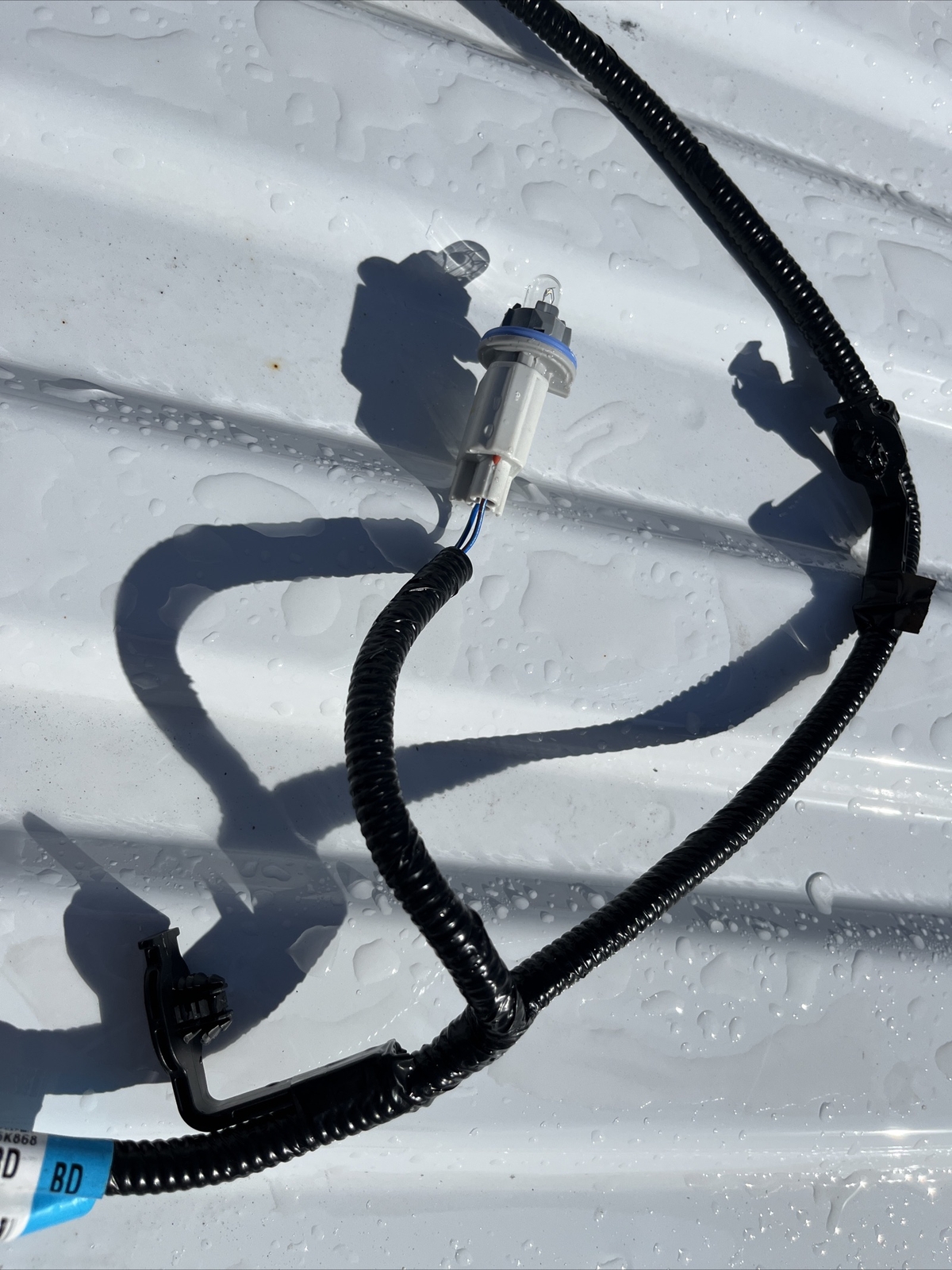 2017-2022 Ford OEM F250 F350 Rear Bumper License Plate Tag Light Wiring Harness