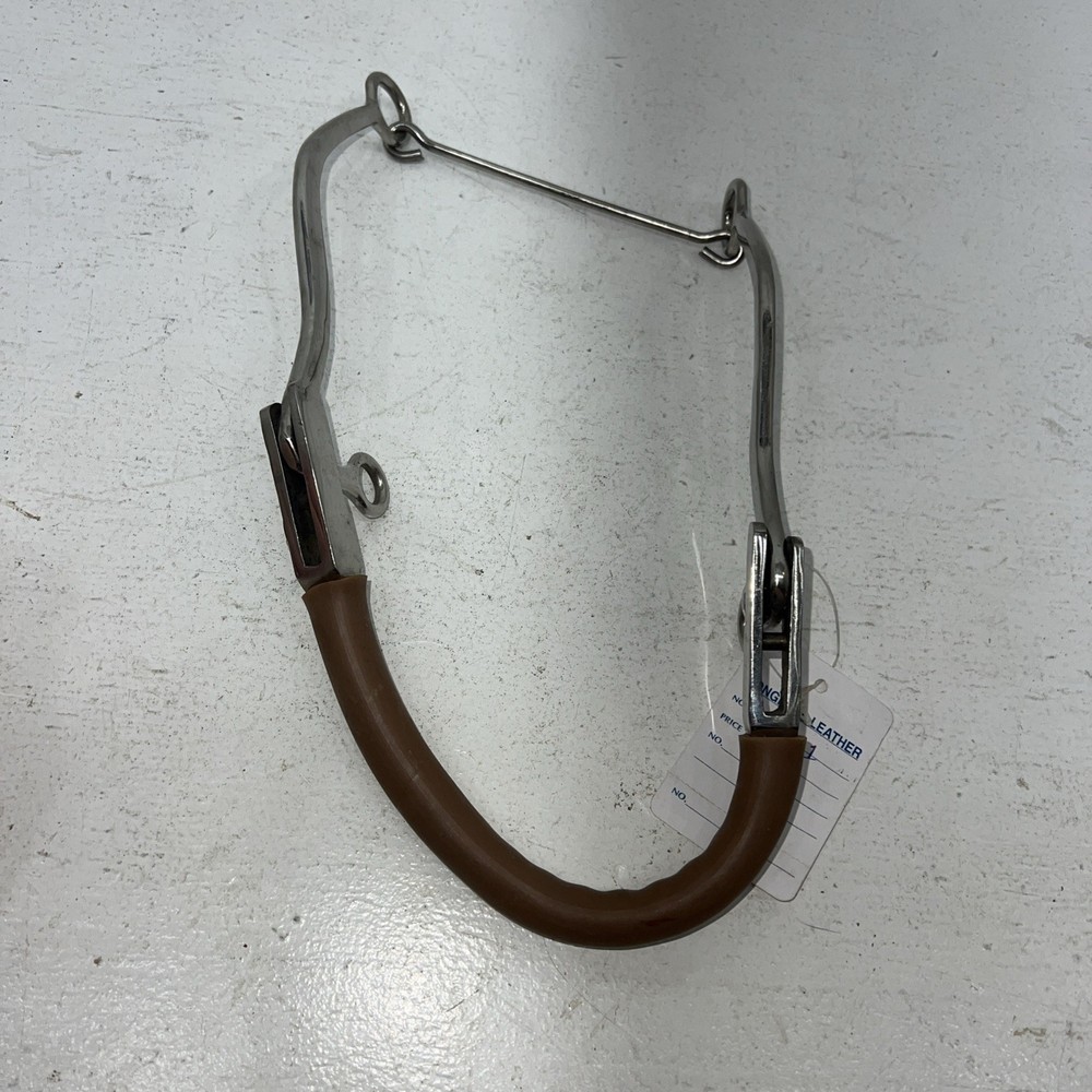 New Congress Leather Rubber Nose Hackamore #47201 BB-507