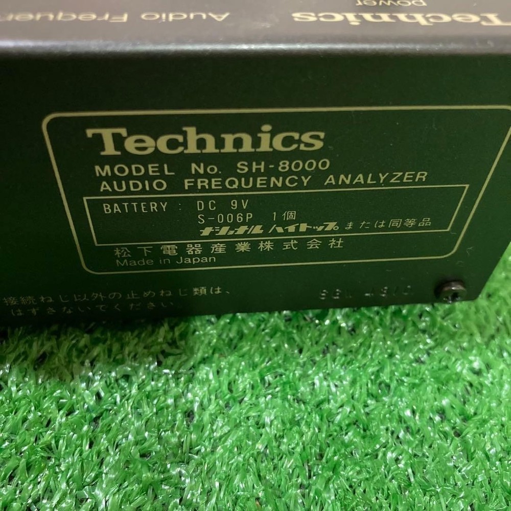 Technics SH-8000 Graphic Equalizer Checker Audio Analyzer with Microphone