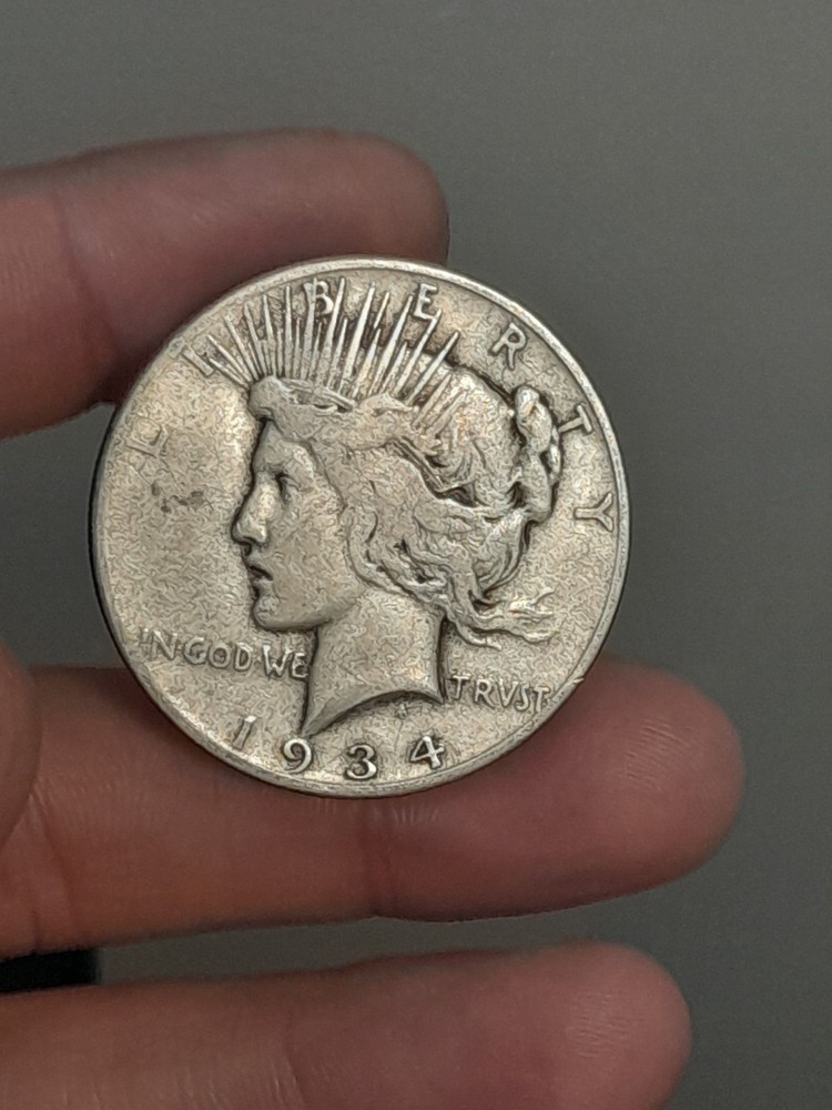 1934- S Peace Silver Dollar