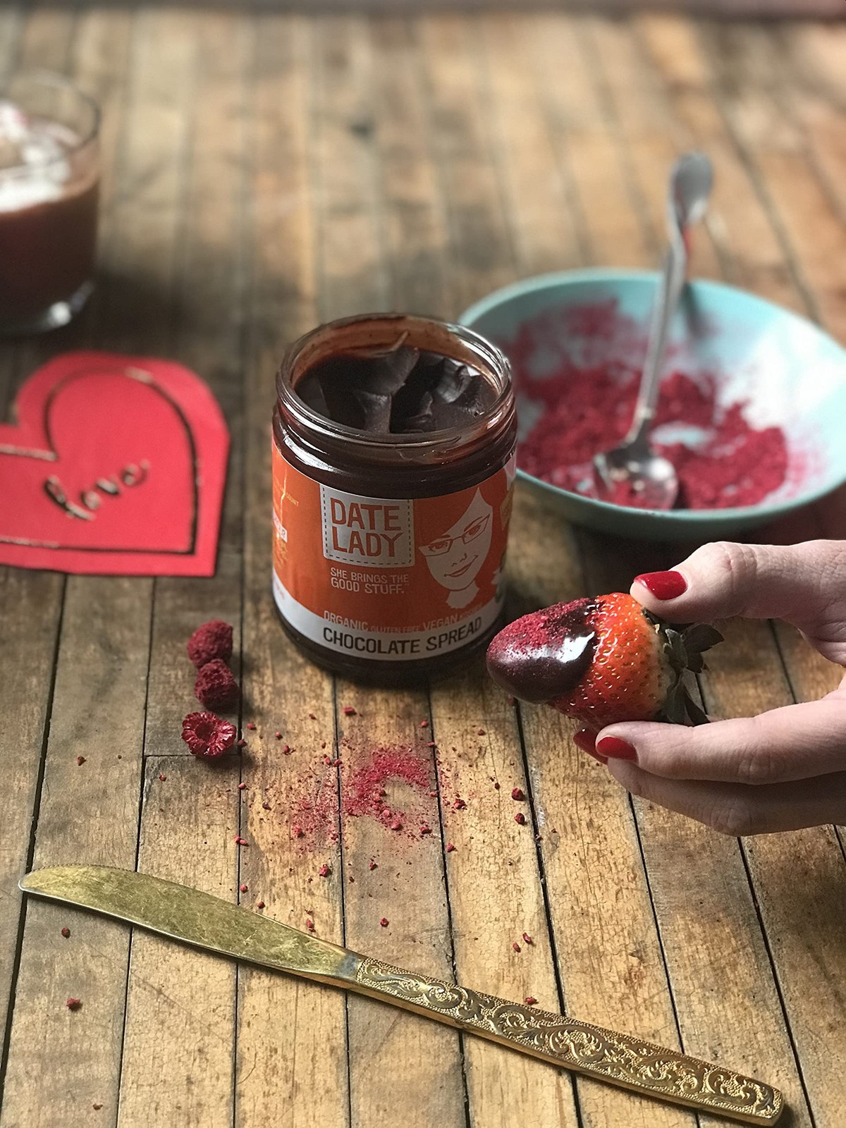 Date Lady Chocolate Spread | Organic, Vegan, 10.2 Ounce (Pack of 1)