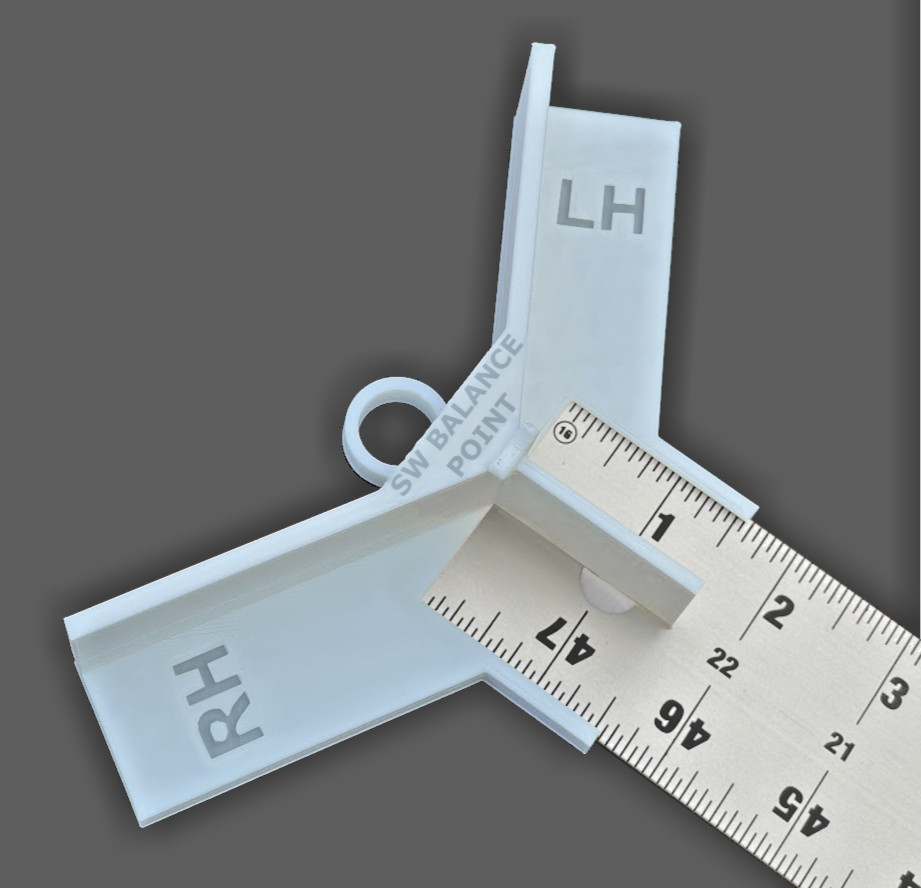 Golf Club Ruler - Fitting Tool - Length Measure - Swing Weight - Works w/ Empire