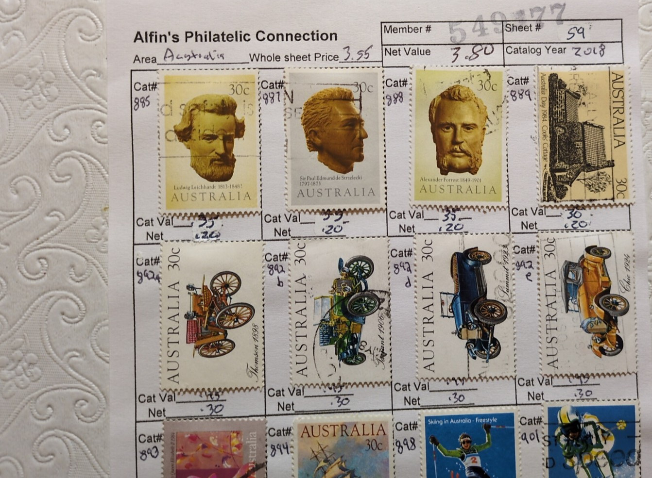 APC W6761 Australia most used on circuit sheets with $60 scv