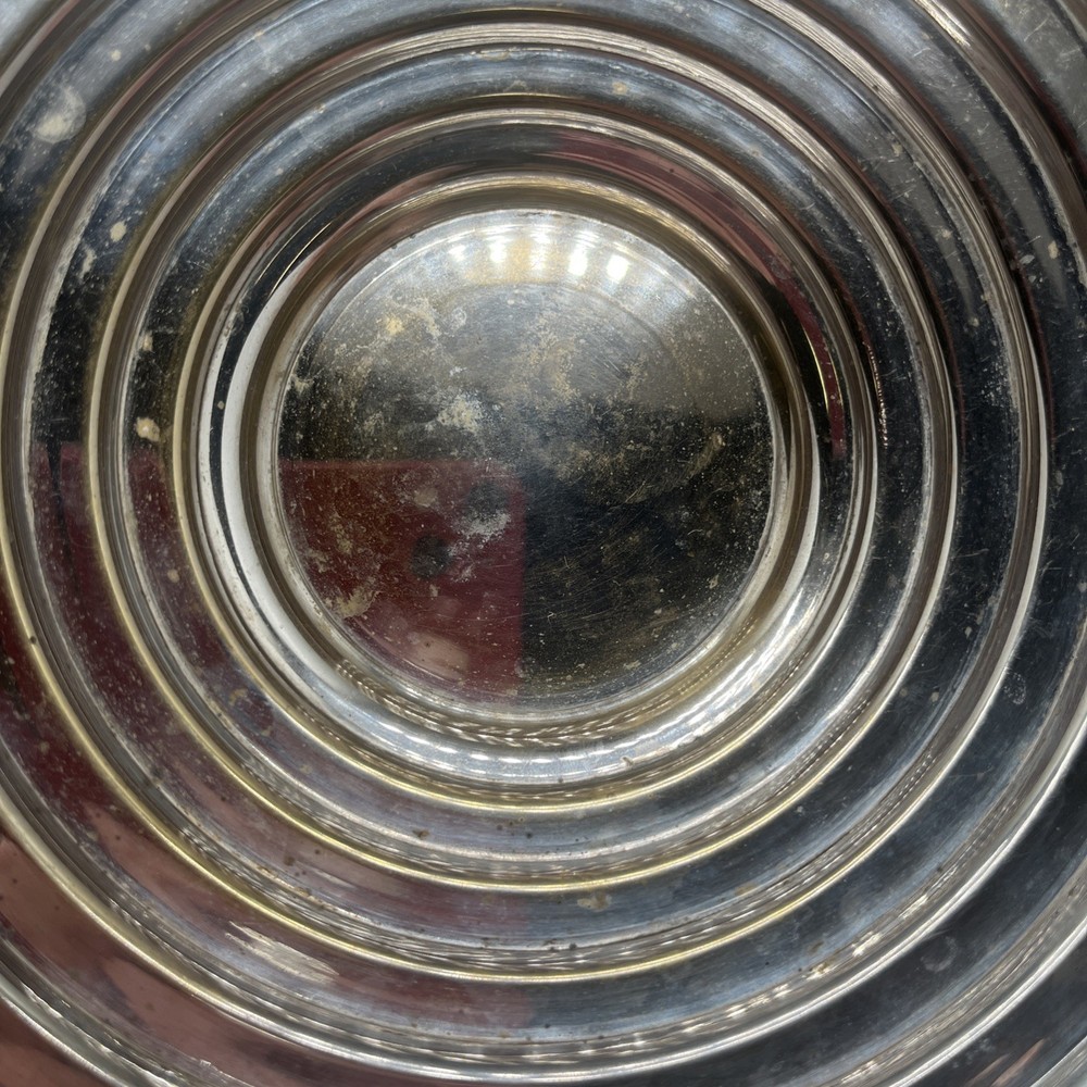 Silverplate Art Deco Bowl 9”