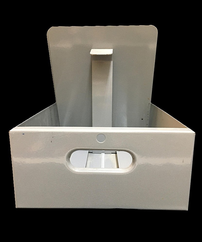 NEBS Metal Drop Side Posting File Tray 945 Grey