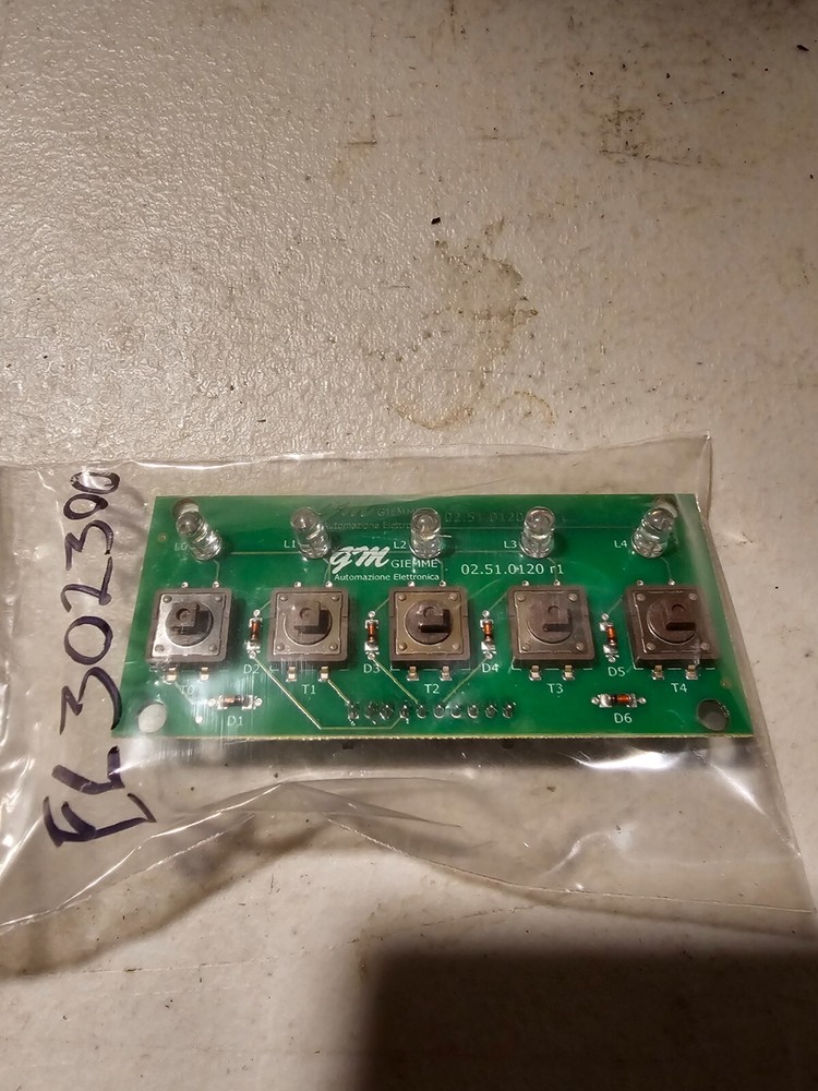 PUSH-BUTTON PANEL BOARD 5-BUTTONS