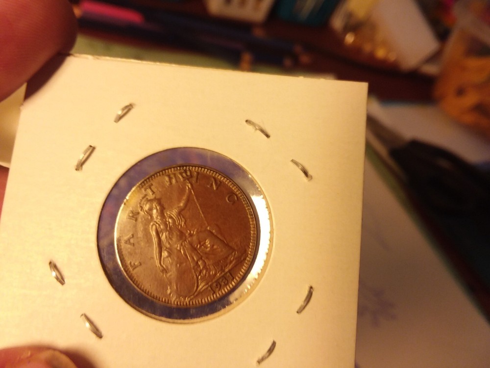1931 British Farthing - George V