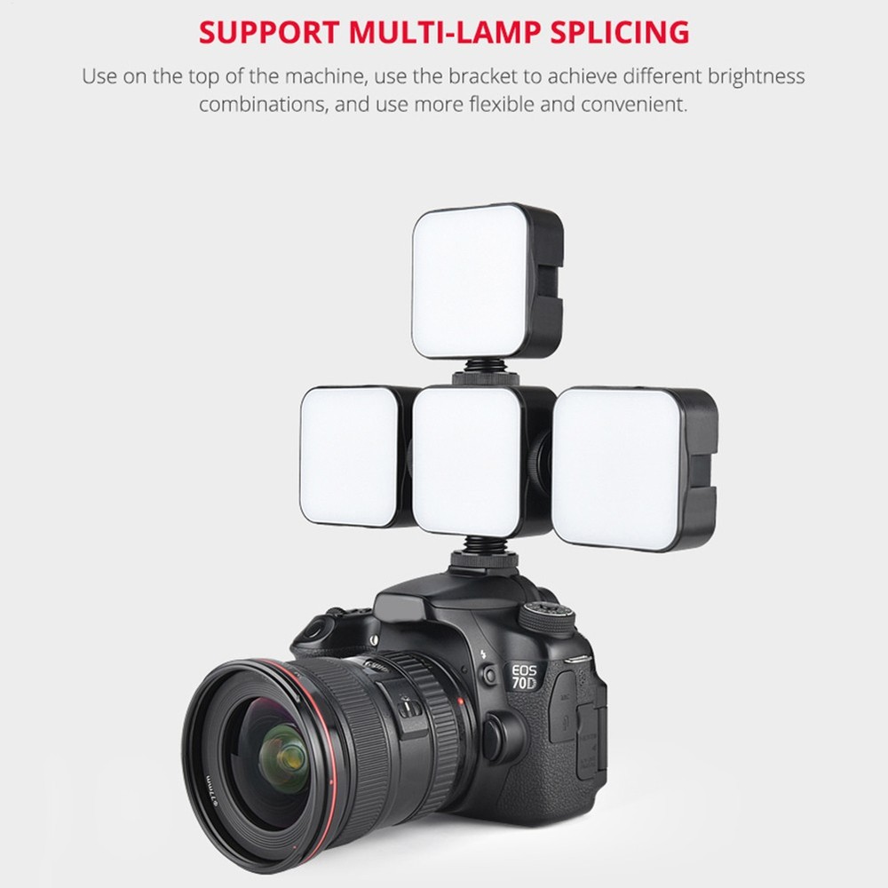 49 LED Continuous On Camera LED Panel Light Portable Dimmable Video Lighting