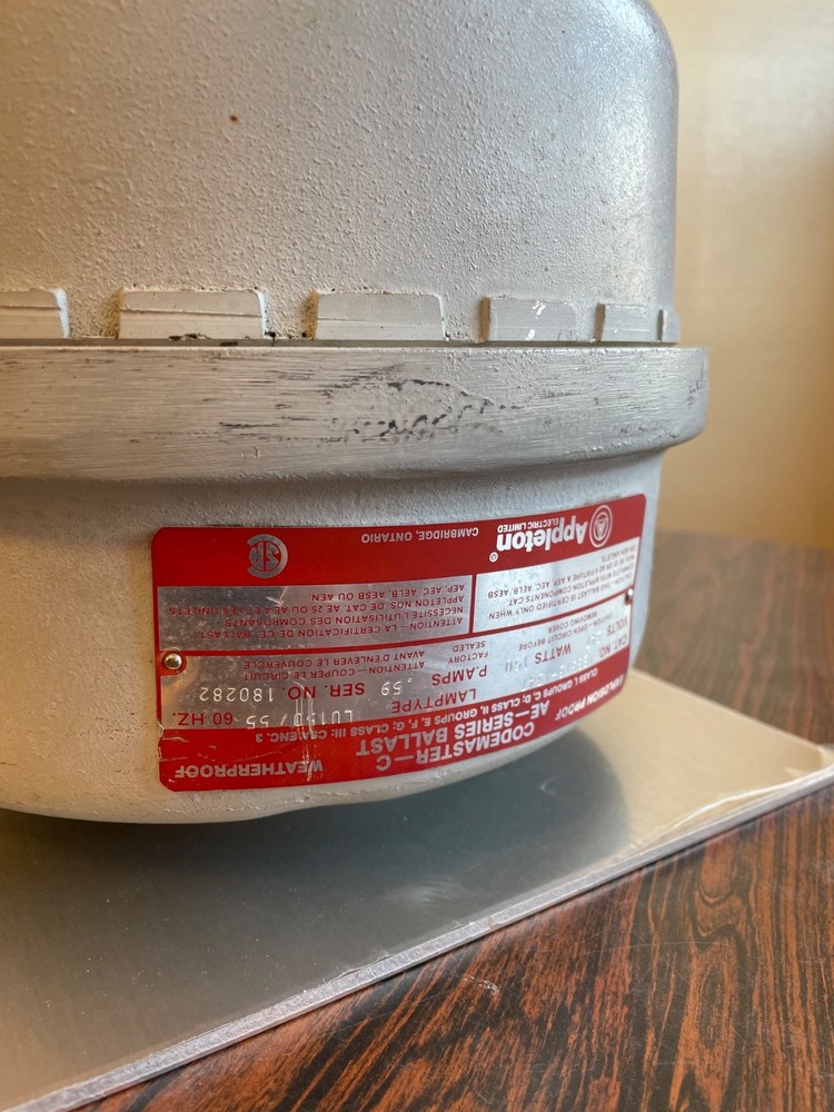 Appleton A-51 Explosion Proof Table Lamp conversion. ES bulb. 25+ available.
