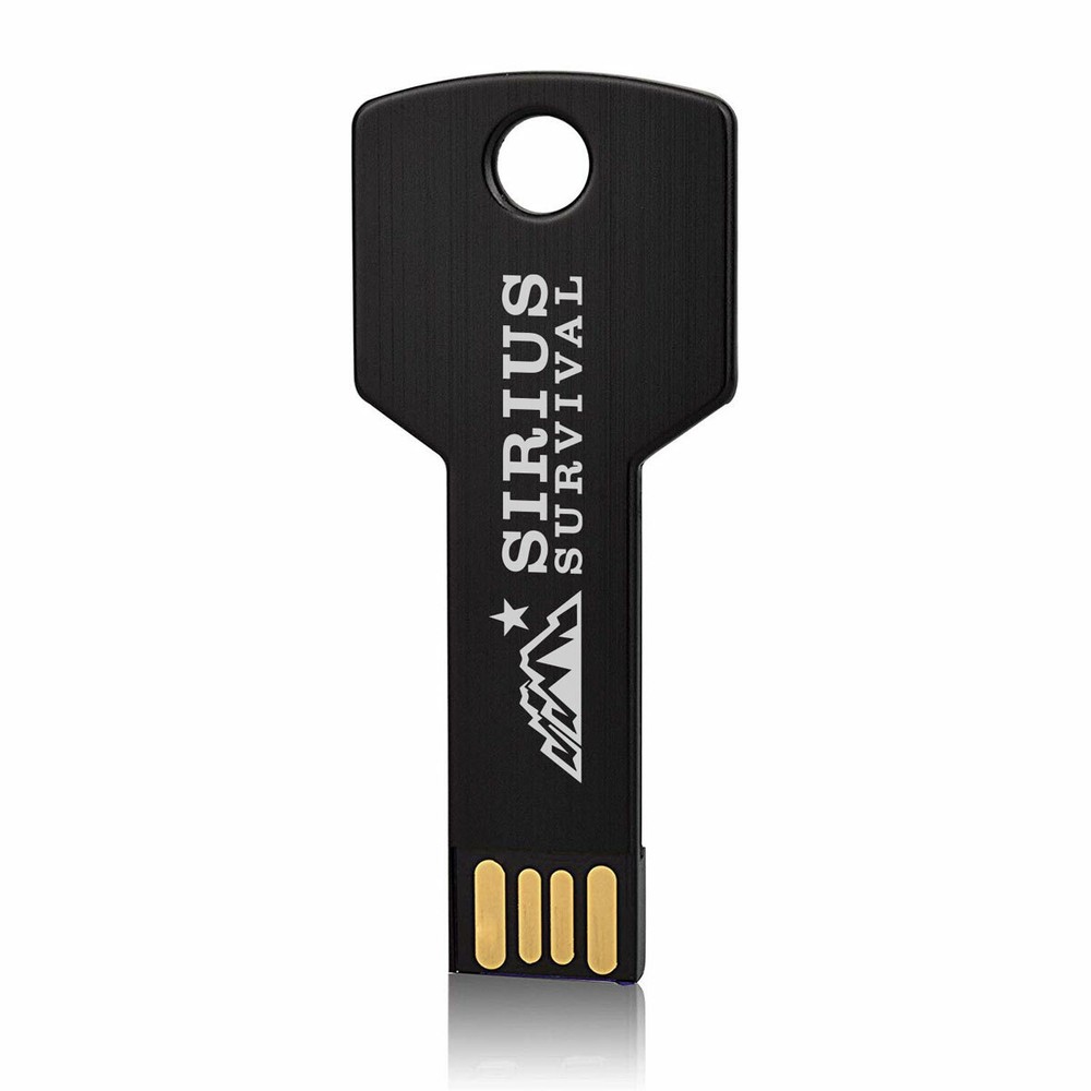 Secure Key Ring Style 128GB USB Flash Drive
