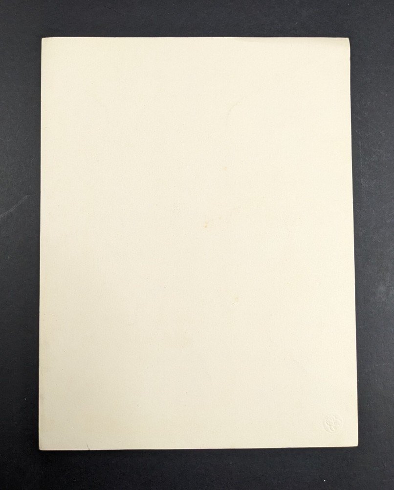 Elisabeth Reininger, column, drawing, autographed, dated, 1900