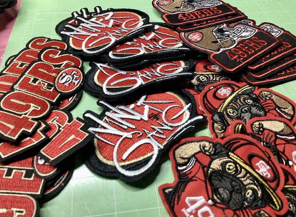 Niners Gang 49ers Embroidered Iron Patch Bundle 4/12