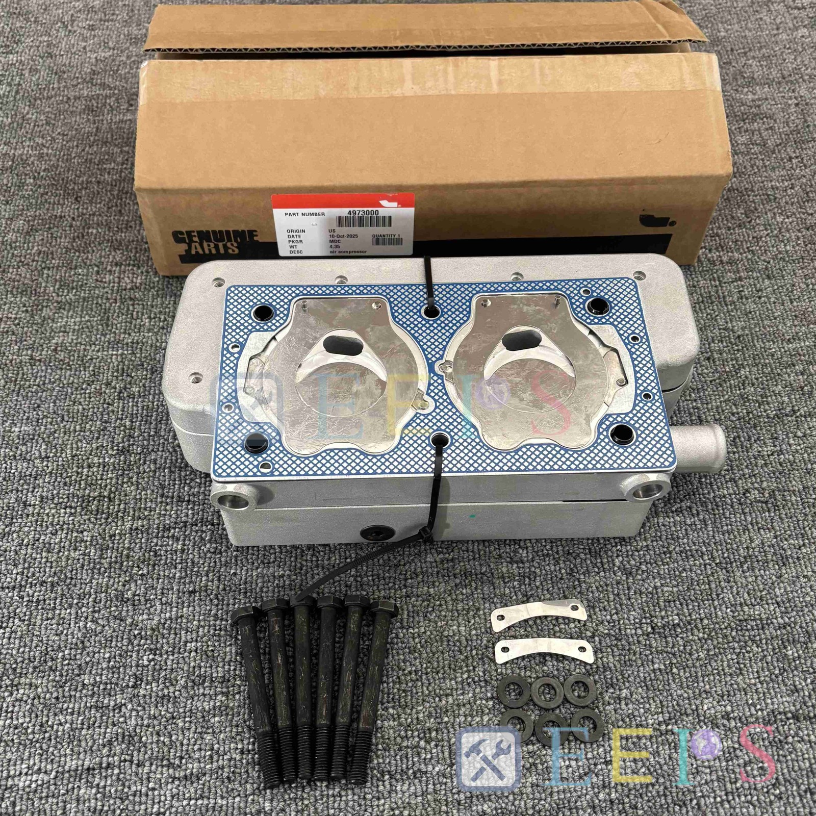 OEM Air Brake Compressor Cylinder Head Fit For Cummins / 9115150030/ 9115150070