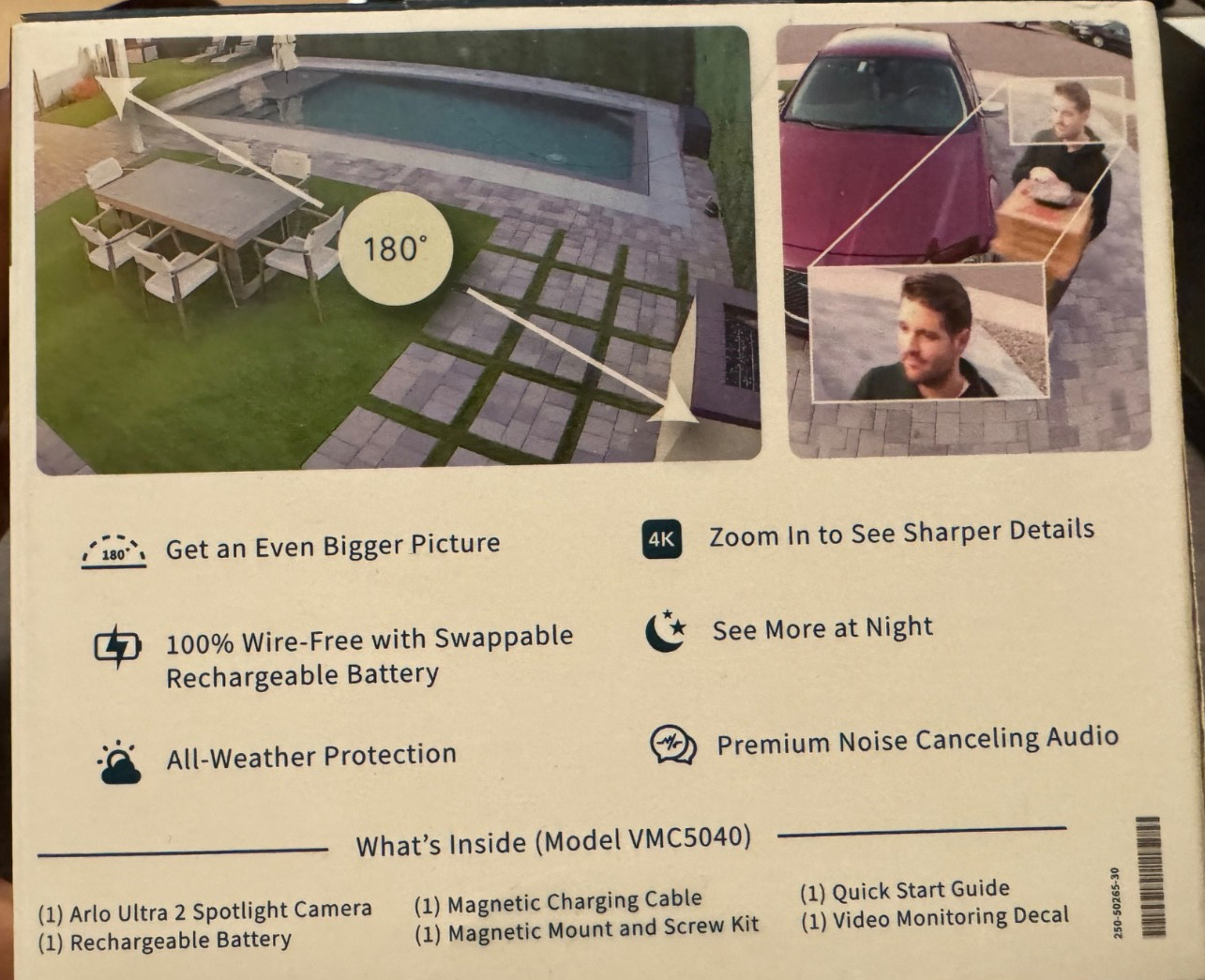 Arlo Ultra 2 Wireless Spotlight Security Camera Add-On 4K & UHD BRAND NEW