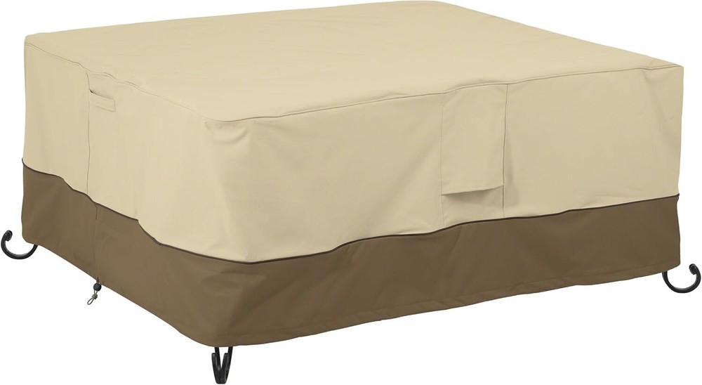 Classic Accessories Veranda Water-Resistant 40" Rectangular Fire Pit Table Cover