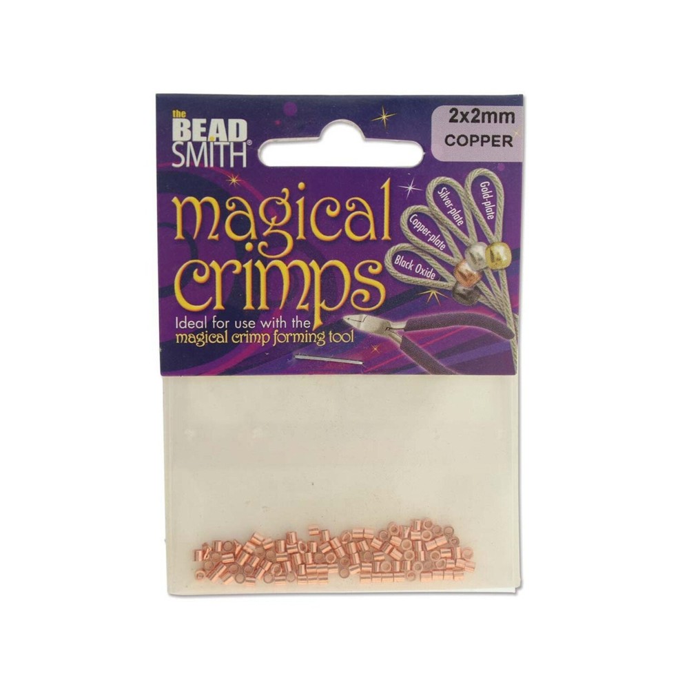 Beadsmith Magical Crimps Copper Plated (100/pkg.)