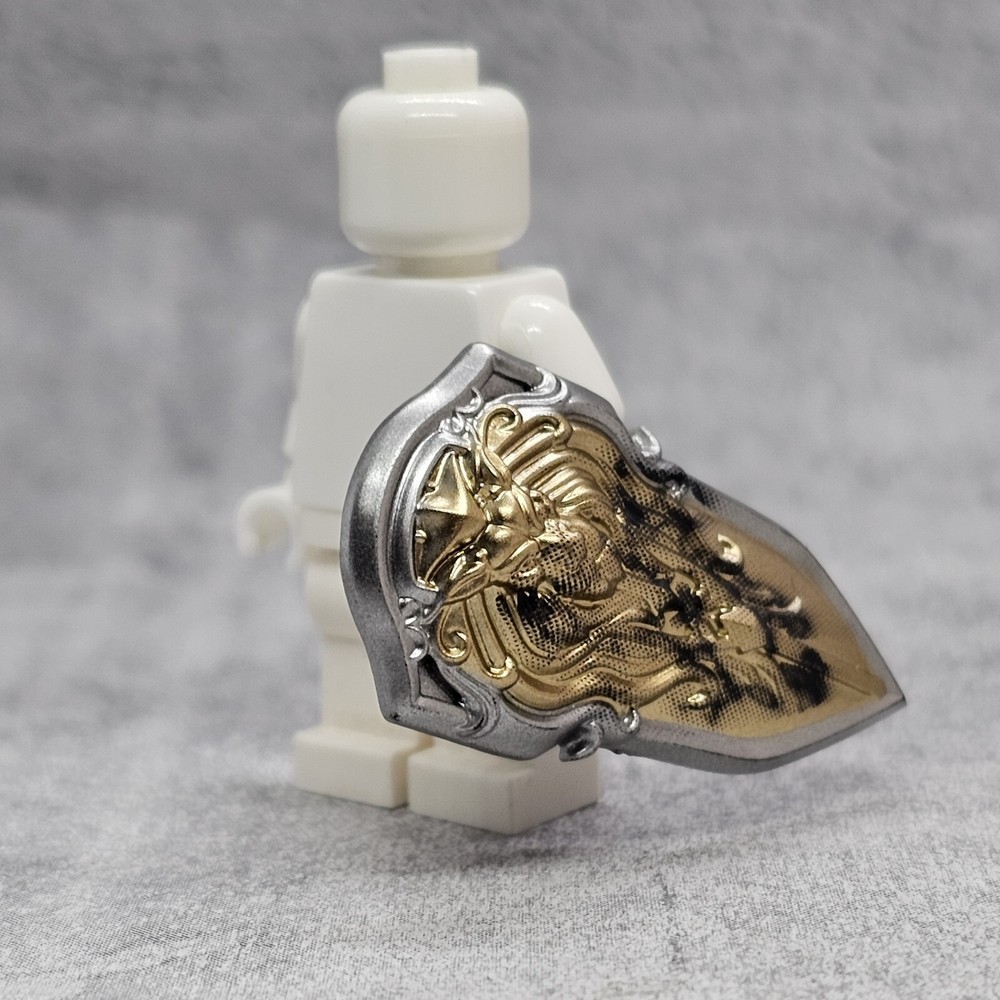 5pack Azeroth Knight Shield Gold Blocks Accessories for Minifigs E10f036 lion