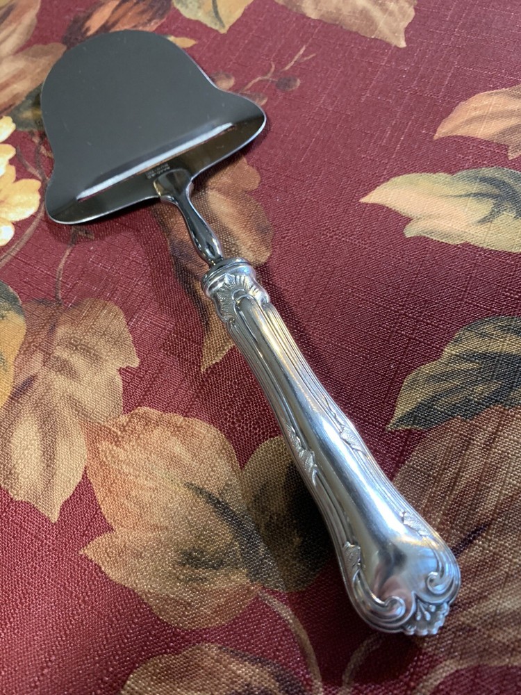 Cohr Denmark Cheese Plane Sterling Silver Herregaard Pattern Stainless Blade