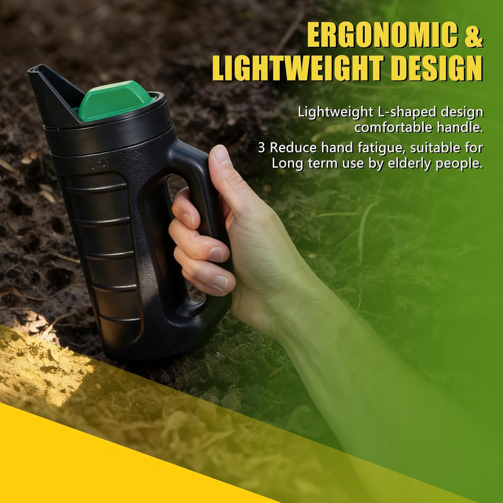 Adjustable Handheld Seed Shaker – Hand Spreader - 90Oz Capacity Multi-Purpose Sp