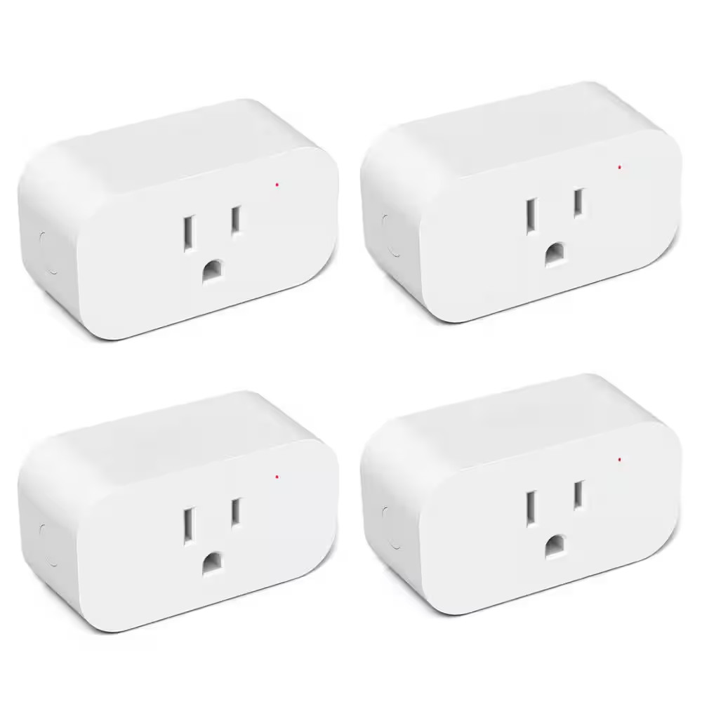 Wifi Smart Plug 1 Outlet with Programmable Timer and Remote Control, 15A Heavy-D