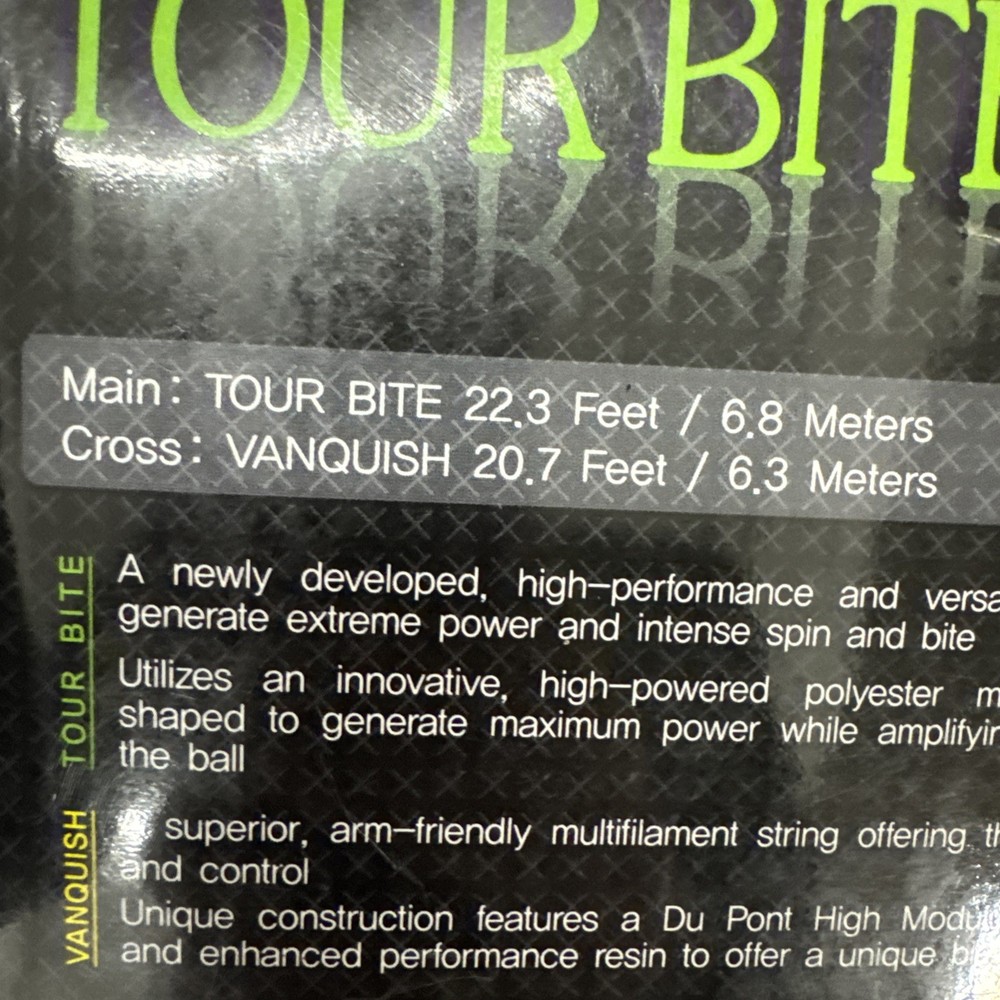 SOLINCO HEAVEN STRINGS string TOUR BITE & Vanquish Hybrid System tennis strings