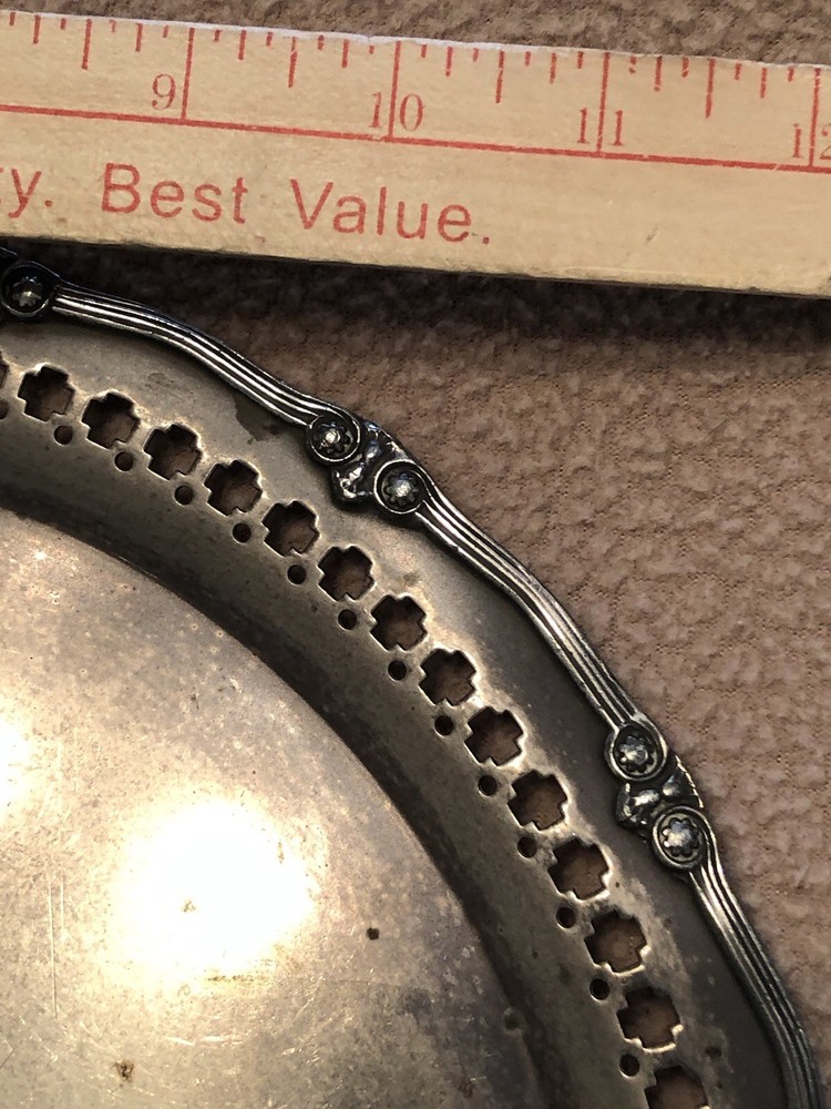 Vintage Ornate Italian Silver Plated Container