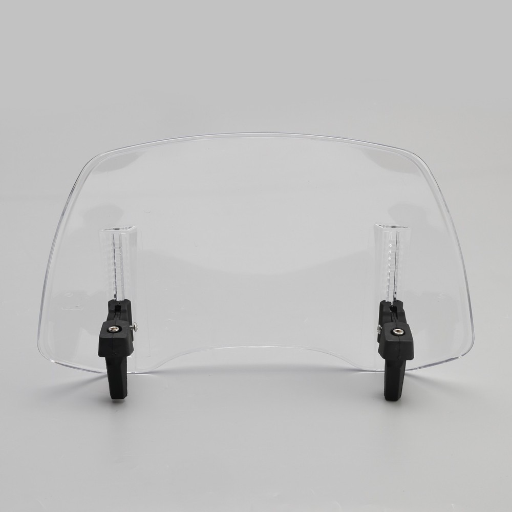 Universal Adjustable Windshield Clip On Wind Screen Deflector Extension Spoiler#