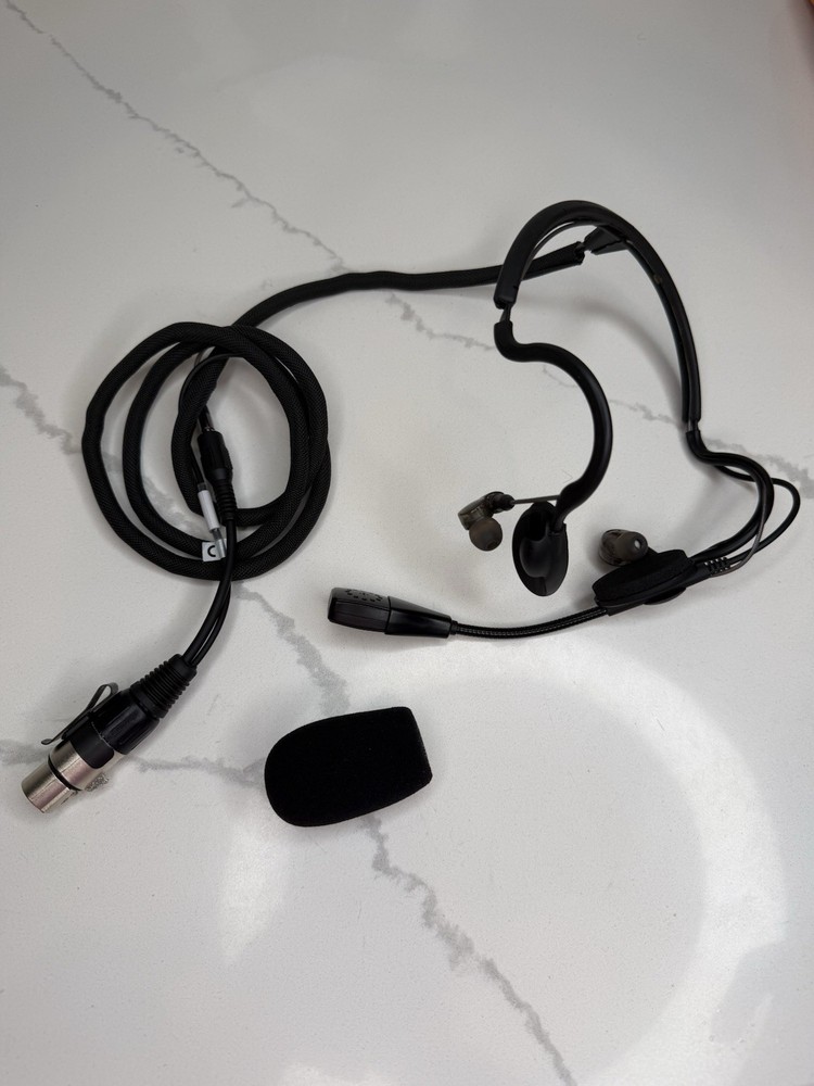 Point Source Audio CM-i3-4F In-Ear Intercom Headset (XLR-4F Clear-Com) OPEN BOX