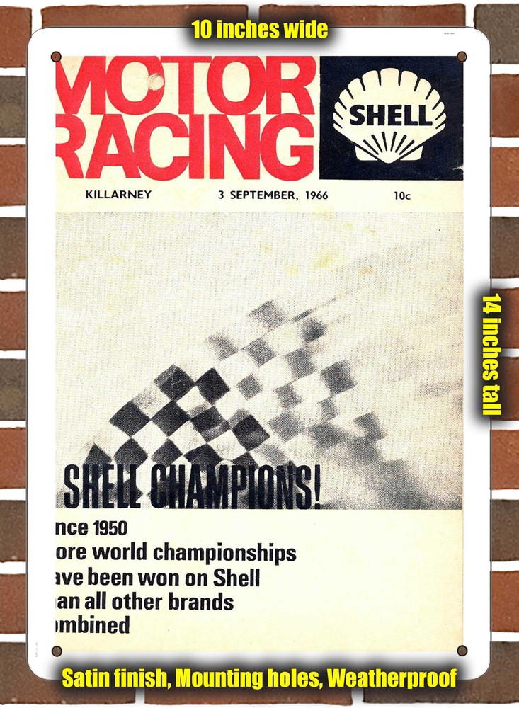 Metal Sign - 1966 Killarney Racing Program - 10x14 inches