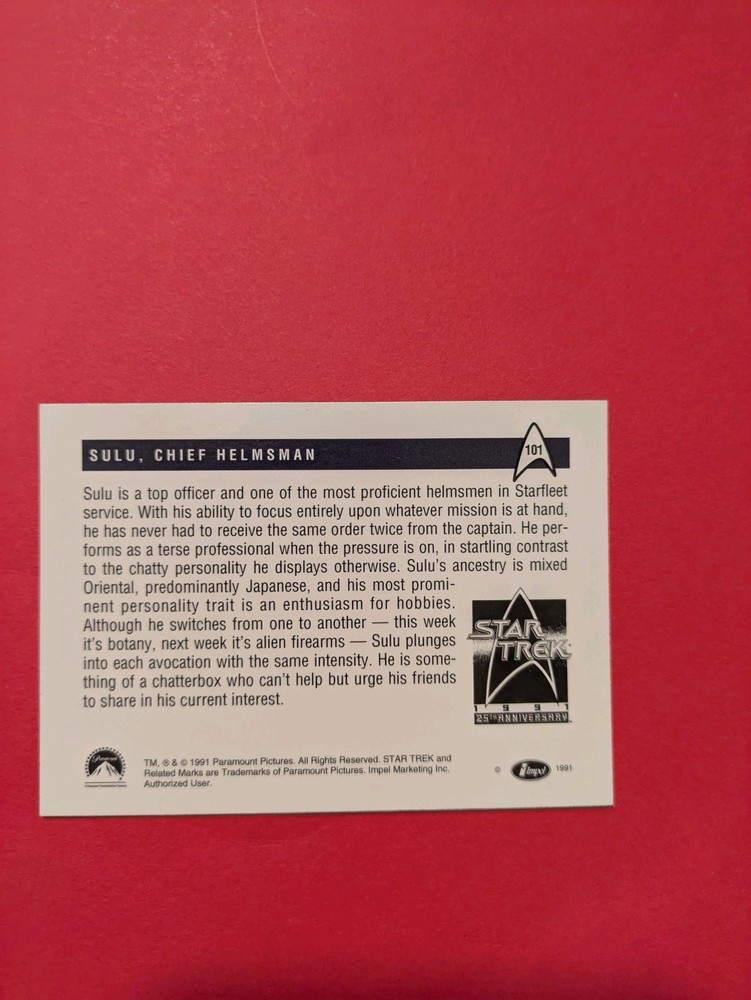 1991 Star Trek Cards