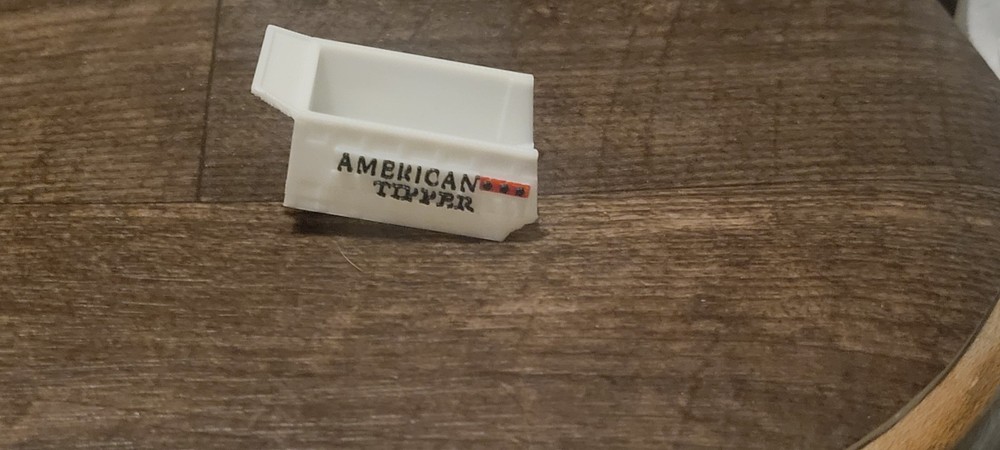 Custom made American Tipper Dump Bed, 3D printed. Read description.