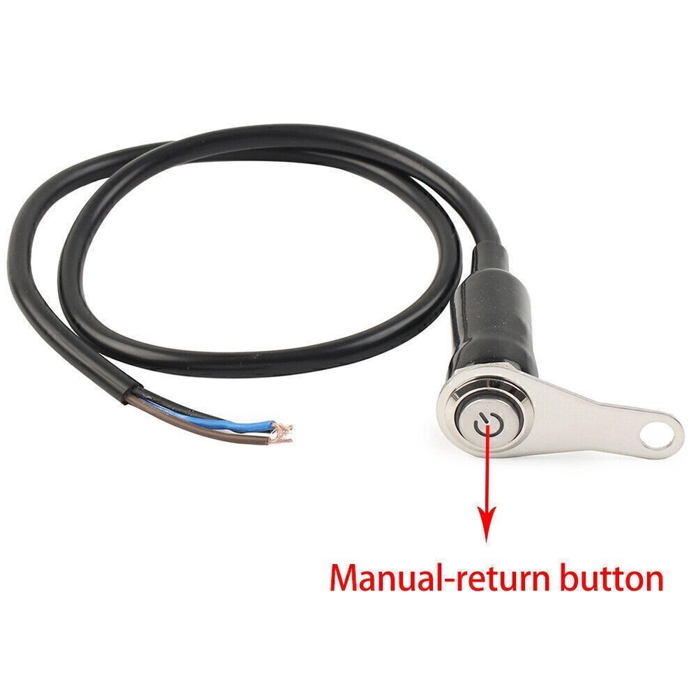 ON/OFF Handlebar Mount Push Button 12V Headlight Fog Light LED