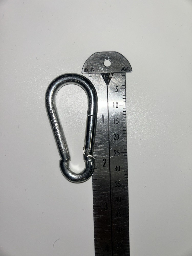 2.25” X 1” Spring Clip Carabiner