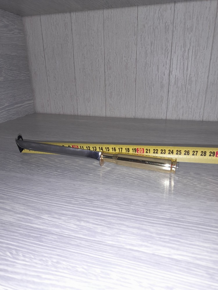 Knife ITK Handmade Exclusive Version,Knife "Cartridge Case" Fixed Blade