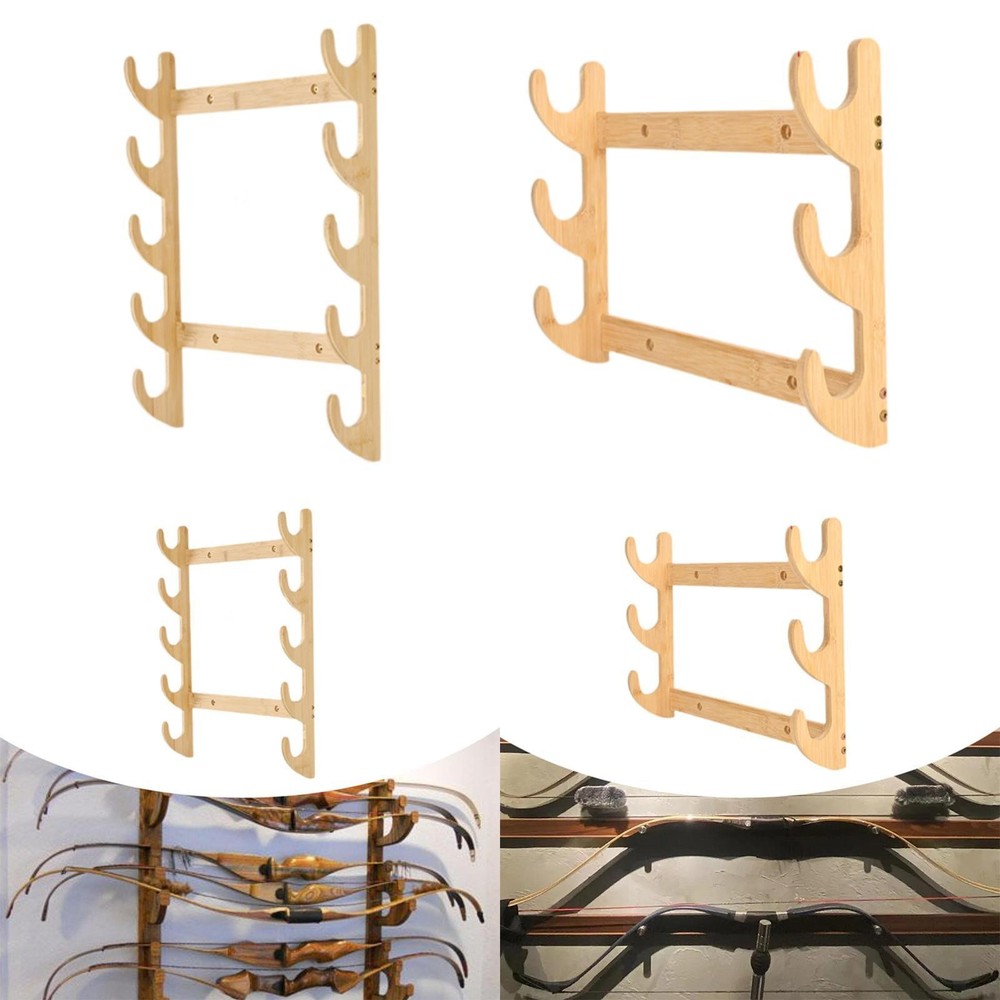 Bow Rack Support Wall Holder Horizontal Multifunctional Sword Display Stand