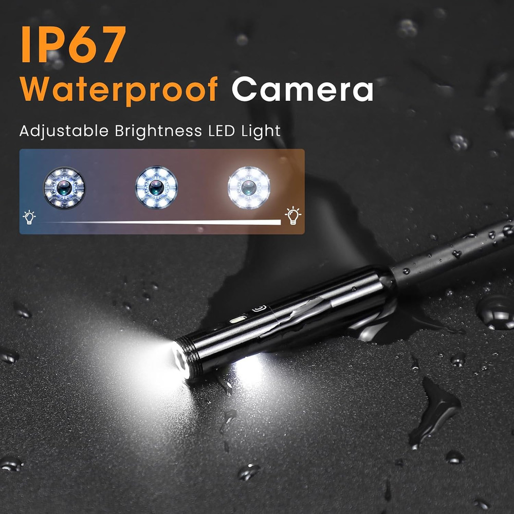 Waterproof Industrial Borescope Inspection Camera