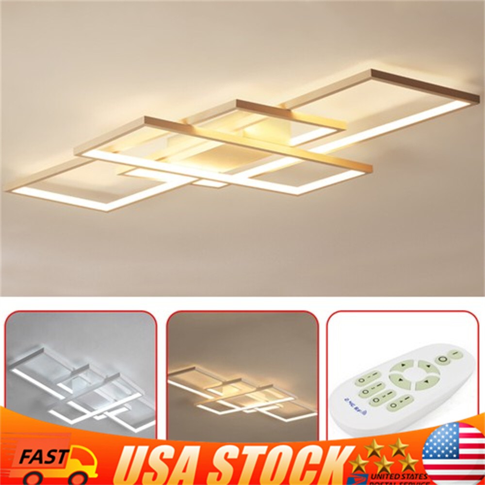 Modern Acrylic Flush Mount LED Ceiling Light Kitchen Bedroom Down Lighting Lamp