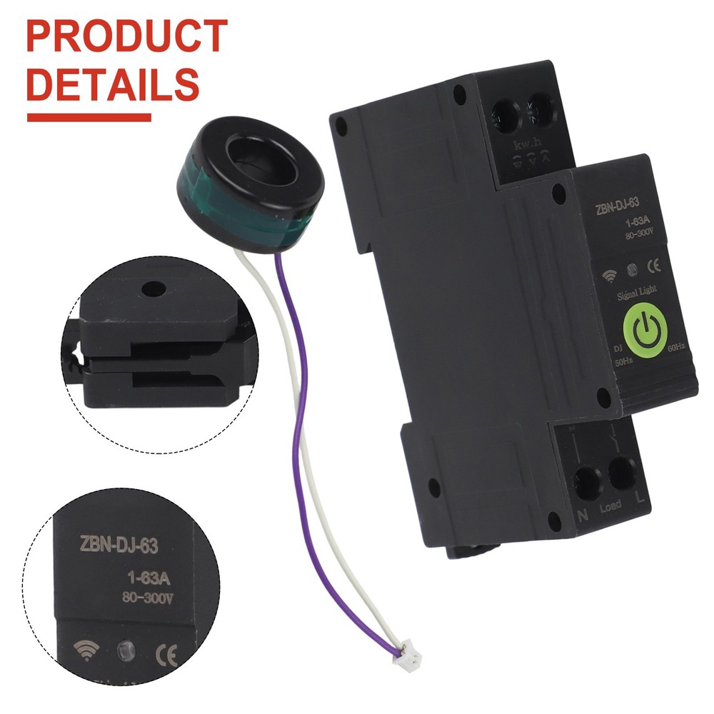 Overcurrent Protection Easy Installation Process Hands-free Energy Control