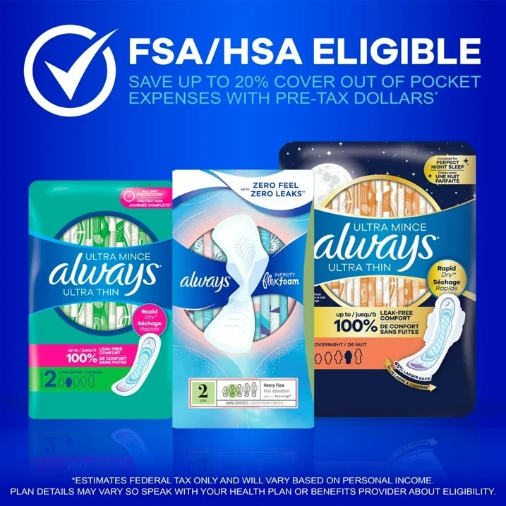 Always Ultra Thin Pads Without Wings, Size 2, Long Super Absorbency, 40 Count