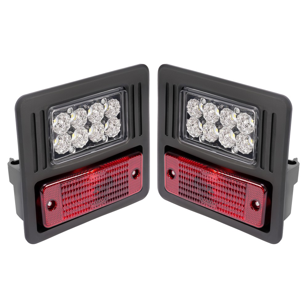 4x LED Headlight Tail Exterior Light Kit For Bobcat Skid Steer Loader