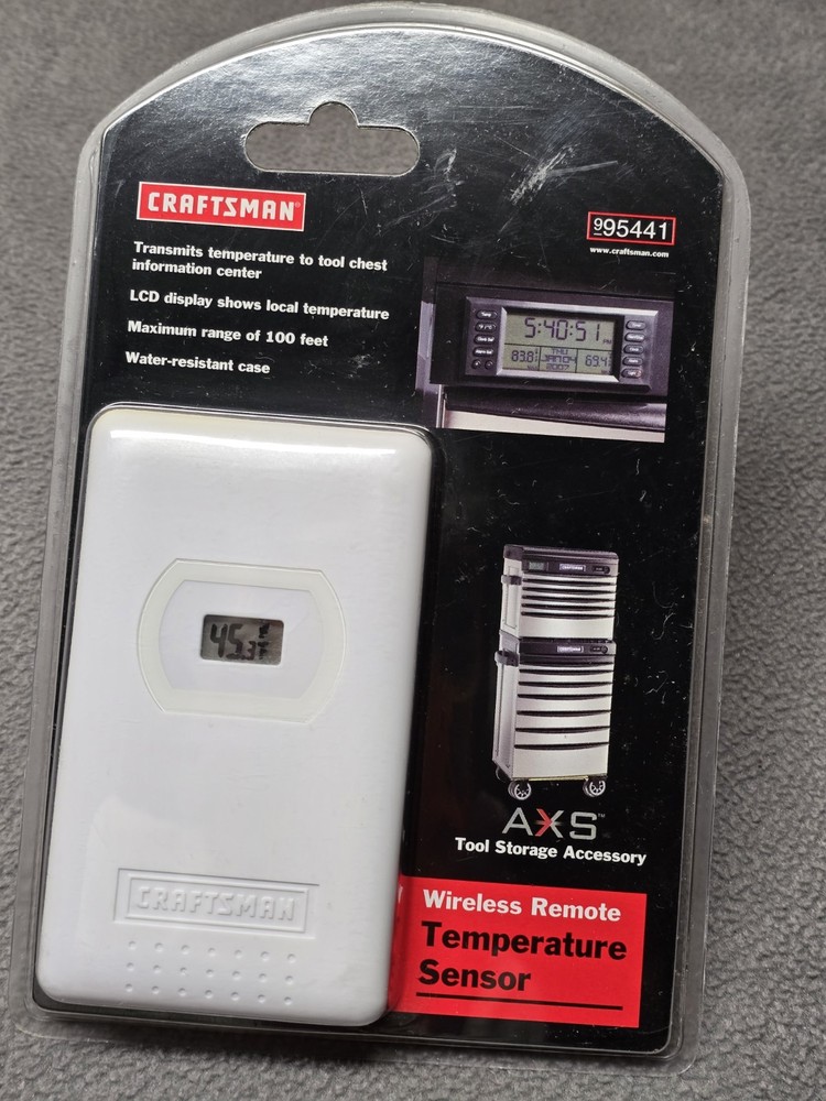 Craftsman 95441 Tool Chest Wireless Remote Temperature Sensor Yellowing Plastic